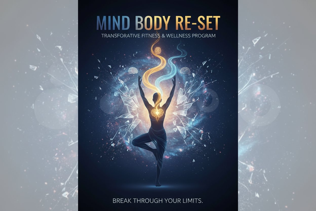 image for course cover "mind body re-set" where we work on self sabotage reasons in fitness